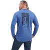 imageAriat Male Rebar Outdoor Graphic TShirt True Navy Large