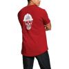 imageARIAT Mens Rebar Cotton Strong Roughneck Graphic TShirtRio Red