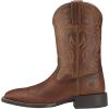 imageAriat Mens Sport Wide Square Toe Cowboy BootBlack DeertanBlack