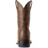 imageAriat Mens Sport Wide Square Toe Cowboy BootDistressed Brown