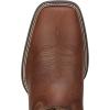 imageAriat Mens Sport Wide Square Toe Cowboy BootFiddle BrownPowder Brown