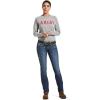 imageAriat Womens Rebar DuraStretch Made Tough Straight Leg PantBlue
