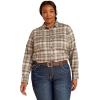imageAriat Womens Rebar Made Tough Durastretch Work ShirtBeetle