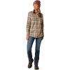 imageAriat Womens Rebar Made Tough Durastretch Work ShirtBeetle