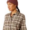 imageAriat Womens Rebar Made Tough Durastretch Work ShirtBeetle