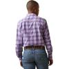 imageAriat Womens Rebar Made Tough Durastretch Work ShirtLavendar Plaid