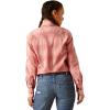 imageAriat Womens Rebar Made Tough Durastretch Work ShirtMauveglow Plaid