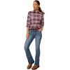 imageAriat Womens Rebar Made Tough Durastretch Work ShirtPearl Grey
