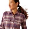 imageAriat Womens Rebar Made Tough Durastretch Work ShirtPearl Grey