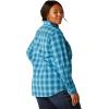 imageAriat Womens Rebar Made Tough Durastretch Work ShirtProminent Blue Plaid