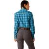 imageAriat Womens Rebar Made Tough Durastretch Work ShirtProminent Blue Plaid