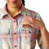 imageAriat Womens Rebar Made Tough Durastretch Work ShirtVanilla Ice Plaid