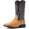 imageARIAT Mens Reckoning Western BootAntique Saddle Sq Ostrich