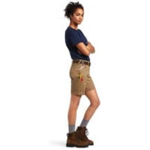 imageARIAT Womens Rebar Durastretch Made Tough ShortField Khaki