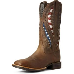 imageAriat Mens Ariat Mens Quickdraw Venttek Western BootDistressed Brown