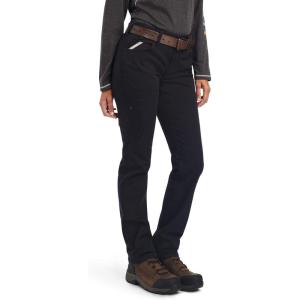imageAriat Womens Rebar DuraStretch Made Tough Straight Leg PantBlack