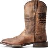 imageAriat Mens Circuit Patriot Square Toe Western BootBlack