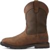 imageAriat Mens Groundbreaker Wide Square Toe Waterproof Steel Toe Work BootPalm BrownBallistic Brown