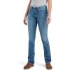 imageAriat Female REAL Mid Rise Arrow Fit Esmeralda Boot Cut Jean Delaware 25