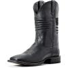 imageAriat Mens Circuit Patriot Square Toe Western BootBlack