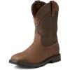 imageAriat Mens Groundbreaker Wide Square Toe Waterproof Steel Toe Work BootPalm BrownBallistic Brown