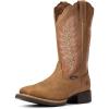 imageAriat Mens Hybrid Rancher Waterproof Western BootPebbled Tan