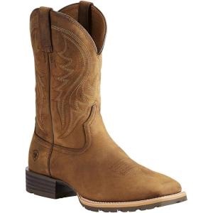 imageARIAT Mens Hybrid Rancher Western Boot Distressed Brown 10