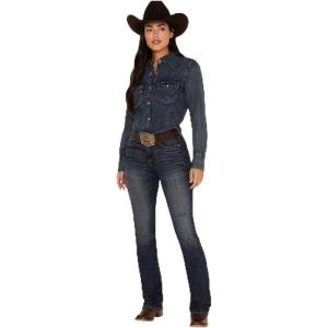 imageARIAT Womens Real High Rise Fernanda Boot Cut JeanArkansas