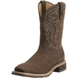 imageAriat Mens Hybrid Rancher Waterproof Western BootOily Distressed Brown