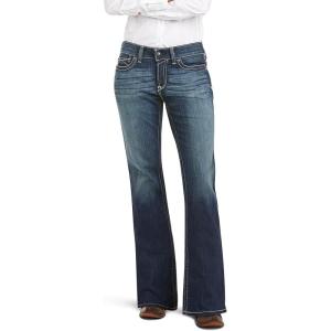 imageAriat REAL Low Rise Boot Cut Jeans  Womens DenimBlue