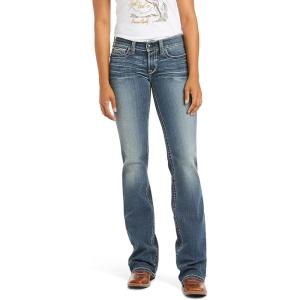 imageAriat REAL Mid Rise Boot Cut Jeans  Womens Denim