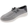 imageARIAT Mens Hilo Stretch SneakerDistressed WhiteDark Grey