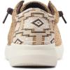 imageARIAT Mens Hilo Stretch SneakerHeathered SandCream Aztec Print