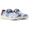 imageARIAT Mens Hilo Stretch SneakerRed White and Blue Pareau Prin