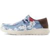 imageARIAT Mens Hilo Stretch SneakerRed White and Blue Pareau Prin