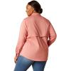 imageAriat Mens Rebar Made Tough Venttek Durastretch Work ShirtJester Red Heather