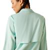 imageAriat Mens Rebar Made Tough Venttek Durastretch Work ShirtPool Blue Heather
