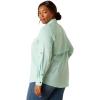 imageAriat Mens Rebar Made Tough Venttek Durastretch Work ShirtPool Blue Heather