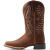 imageAriat Womens Hybrid Rancher Venttek 360 Western BootDistressed Tan