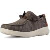 Heathered Brown/Red Aztec Print