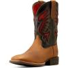 imageAriat Mens Cowpuncher VentTEK Western BootBlack DeertanSorrel Crunch