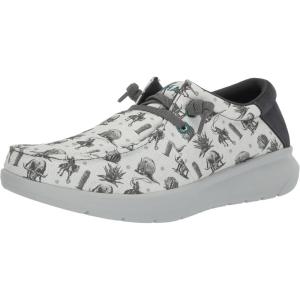imageARIAT Mens Hilo Stretch SneakerGrey Nueces PrintCharcoal Grey