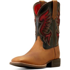 imageAriat Mens Cowpuncher VentTEK Western BootBlack DeertanSorrel Crunch