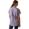 imageARIAT Womens Rebar Made Tough Venttek Durastretch Work ShirtCorsican Blue Heather