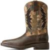 imageAriat Mens Ridgeback VentTEK Western BootRich BrownCasually Camo