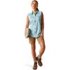 imageAriat Womens Rebar Made Tough VentTEK DuraStretch TankBluejay Heather