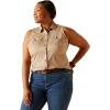 imageAriat Womens Rebar Made Tough VentTEK DuraStretch TankSepia Heather