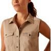 imageAriat Womens Rebar Made Tough VentTEK DuraStretch TankSepia Heather