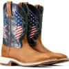 imageAriat Mens Ridgeback VentTEK Western BootGeorgia ClayBlue Bay