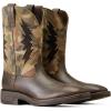 imageAriat Mens Ridgeback VentTEK Western BootRich BrownCasually Camo